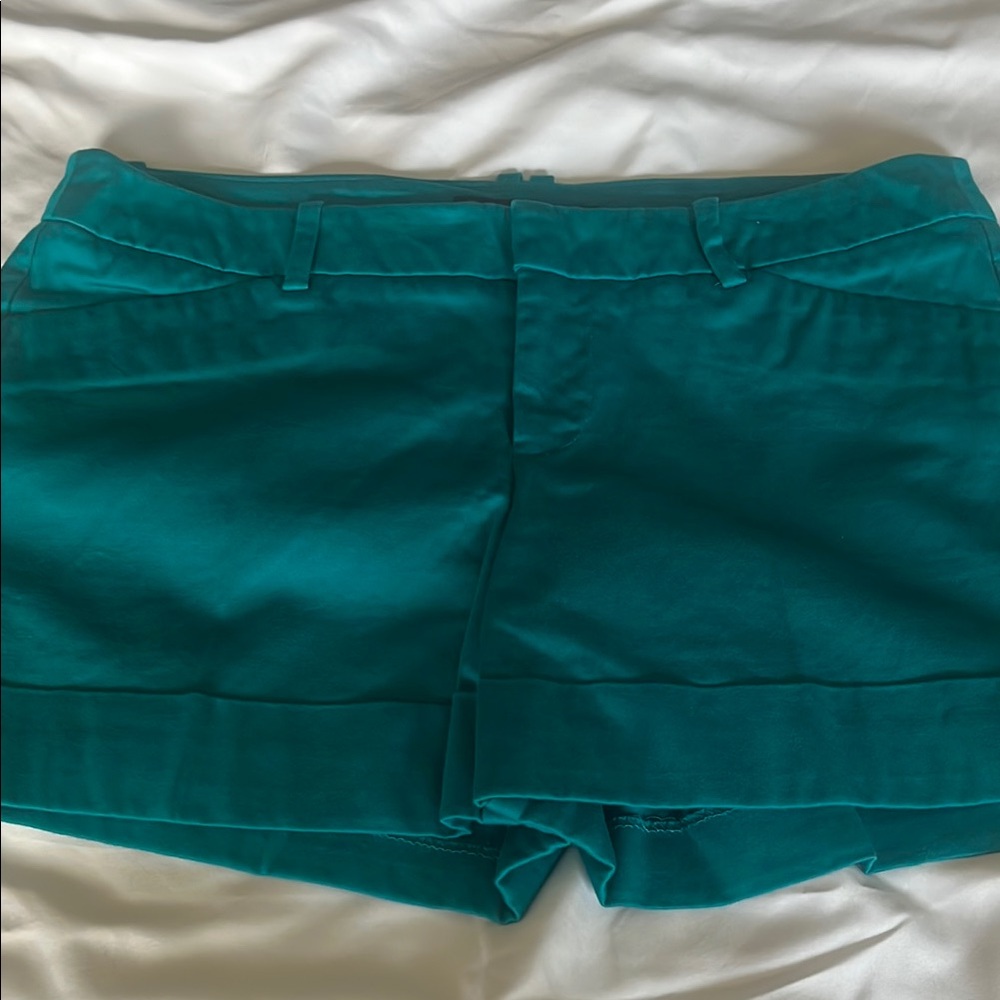 Mossimo Supply Co Green Bermuda Shorts Structured Cotton